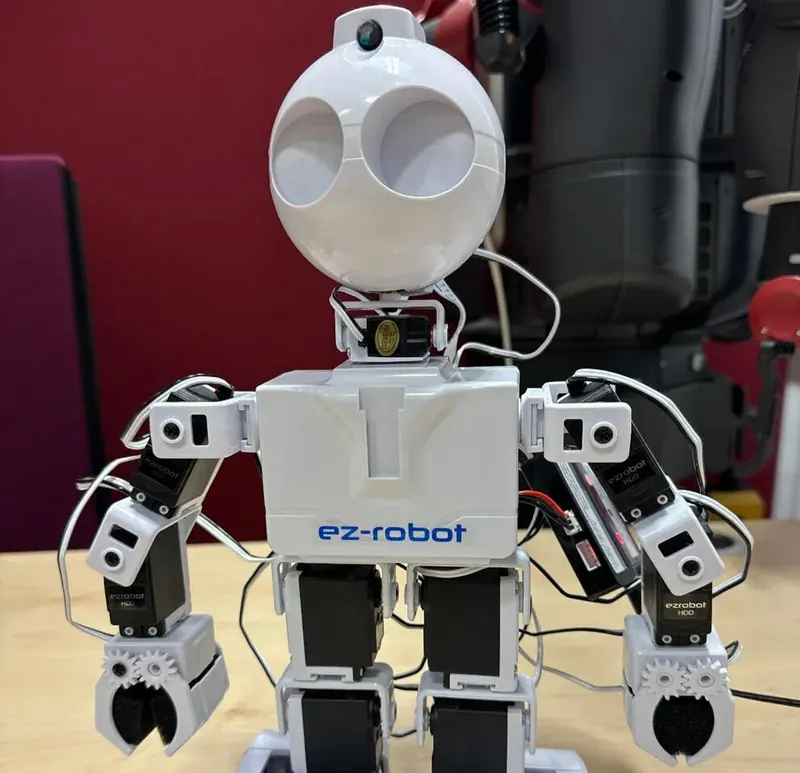 JD humanoid robot platform used in the trust-calibration study
